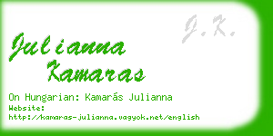 julianna kamaras business card